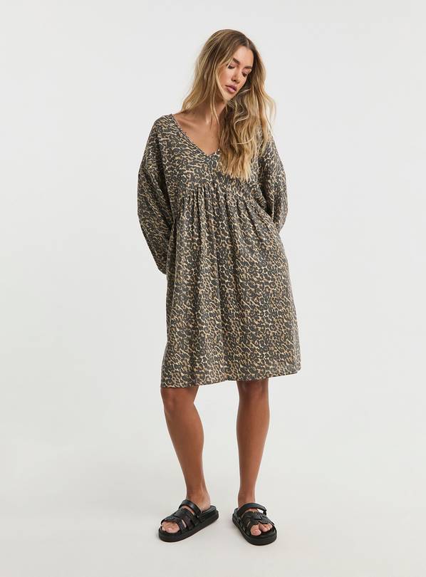 SIMPLY BE Linen Smock Dress 16